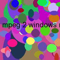 mpeg 2 windows media player