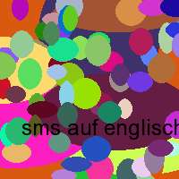 sms auf englisch